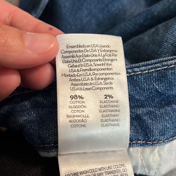 HP🎉!! MOTHER HIGH WAISTED LOOKER ANKLE FRAY 29 - Picture 15 of 16